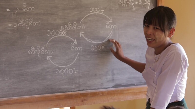 Teacher in Myanmar