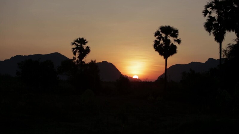 Sunset in Myanmar