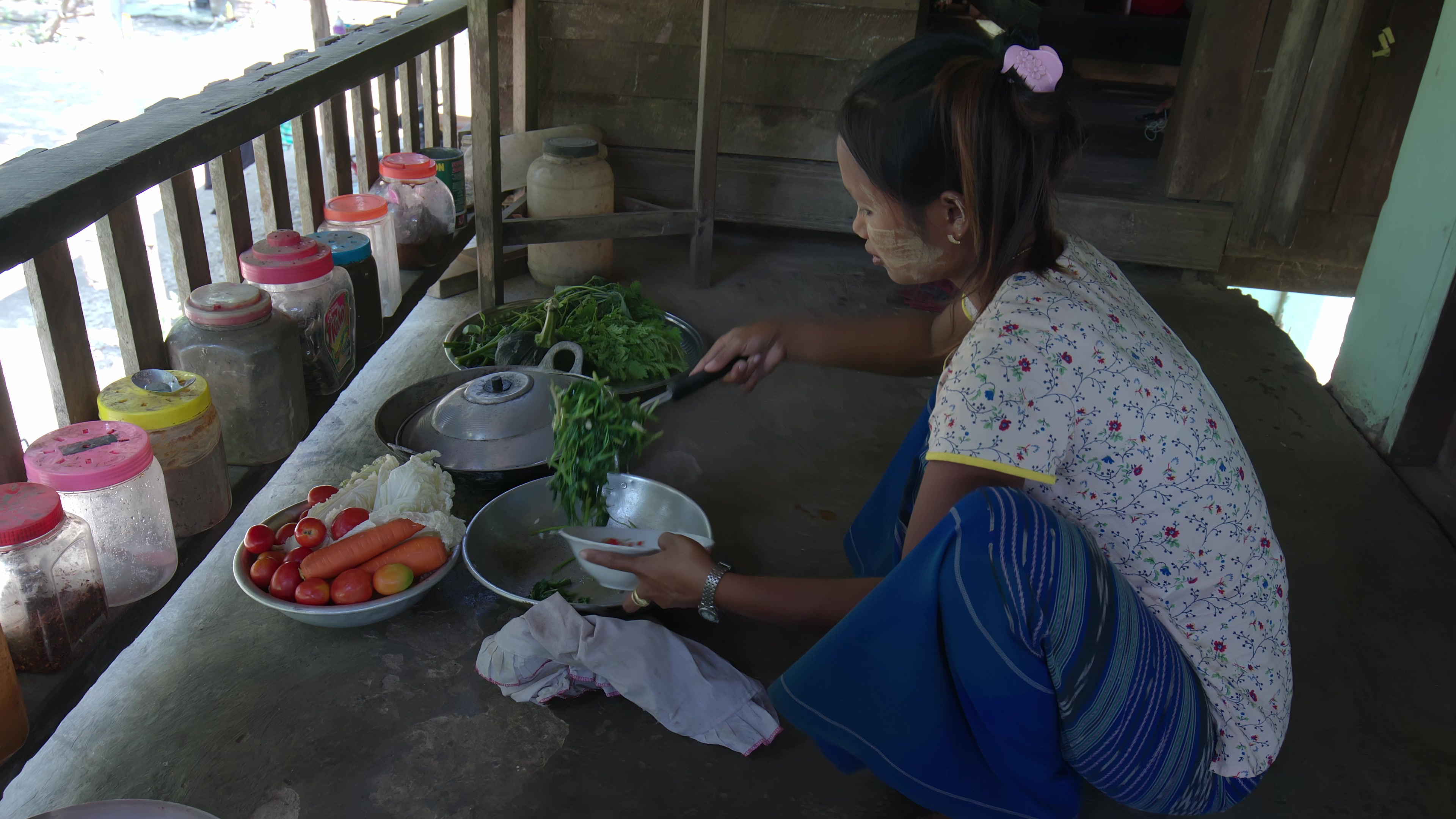 Cooking Lunch in Myanmar
