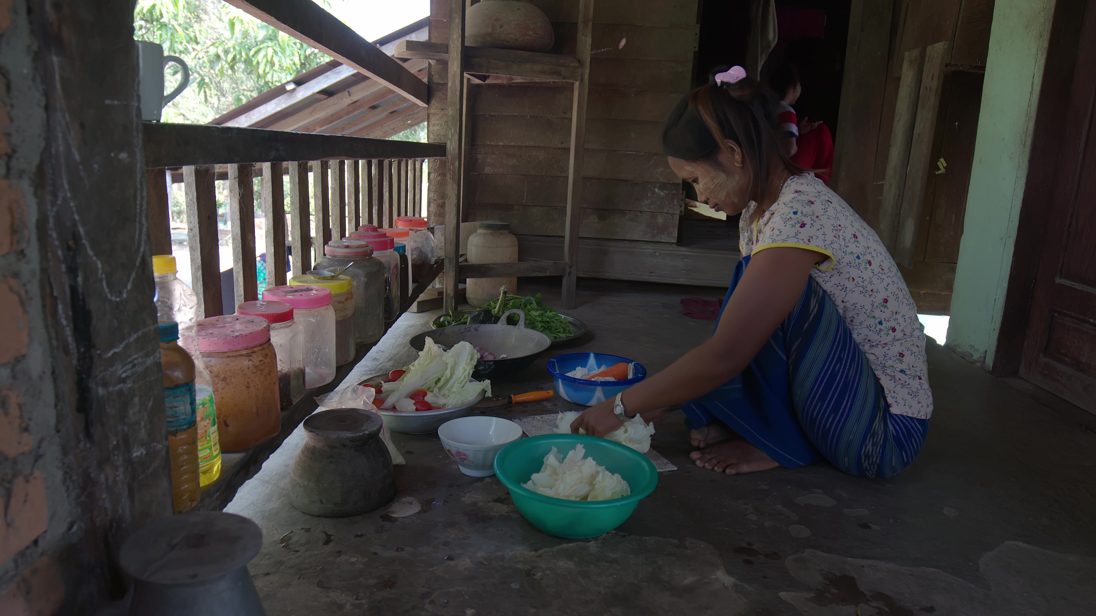 Cooking Lunch in Myanmar
