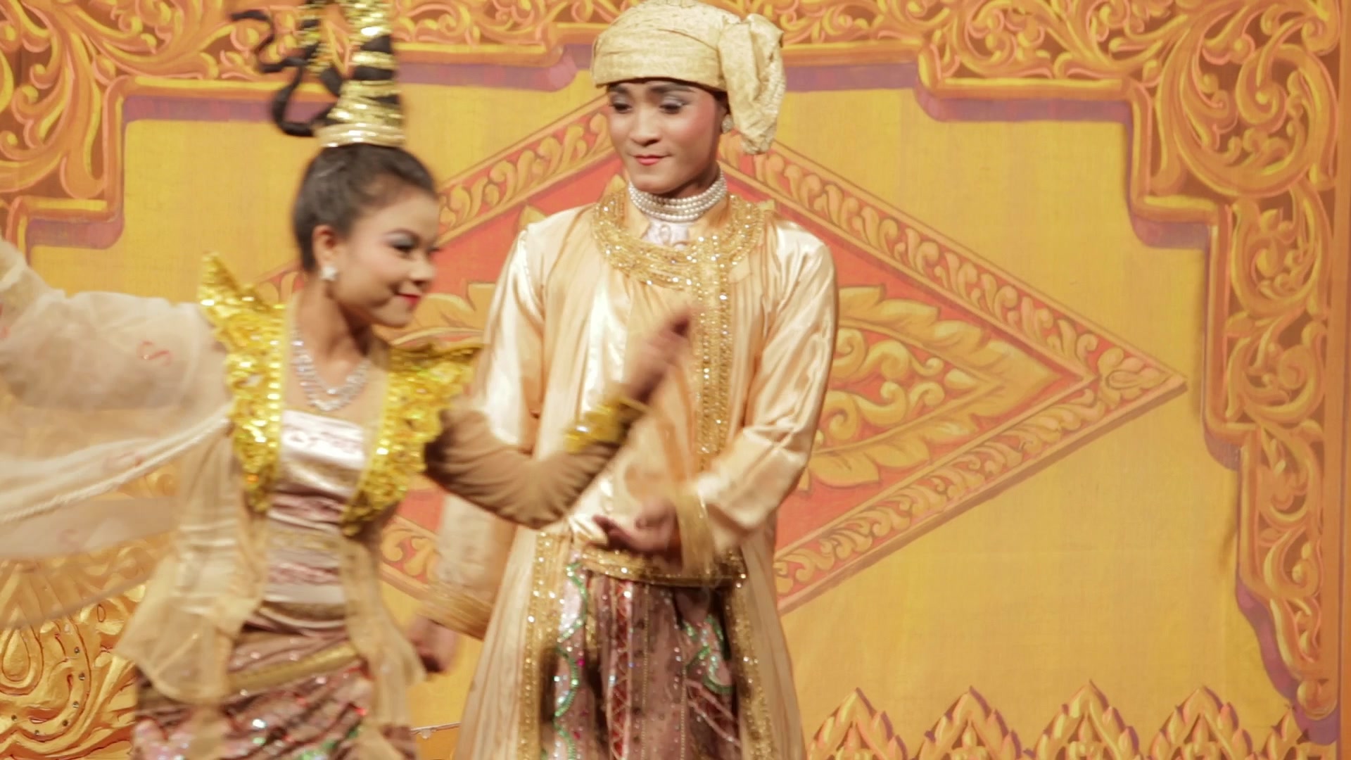 Dancers Perform in Yangon