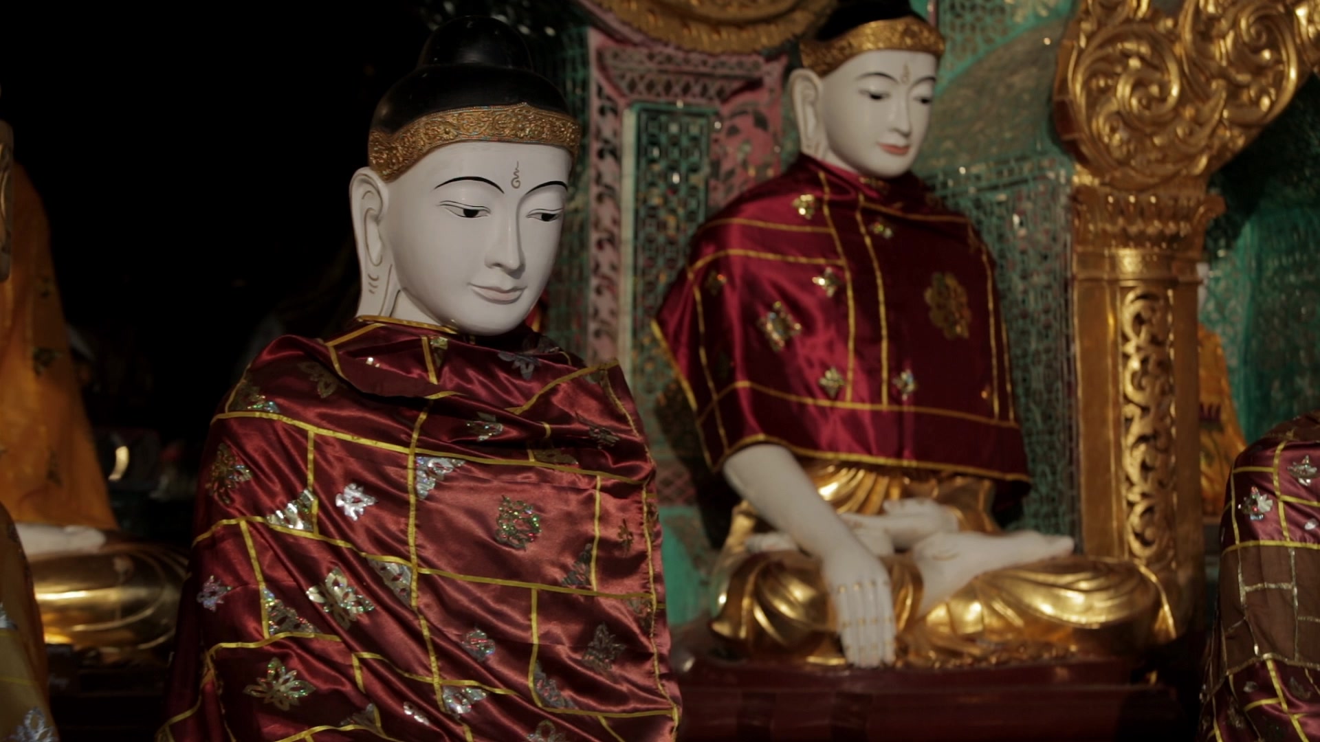 Buddha Statues in Yangon Myanmar