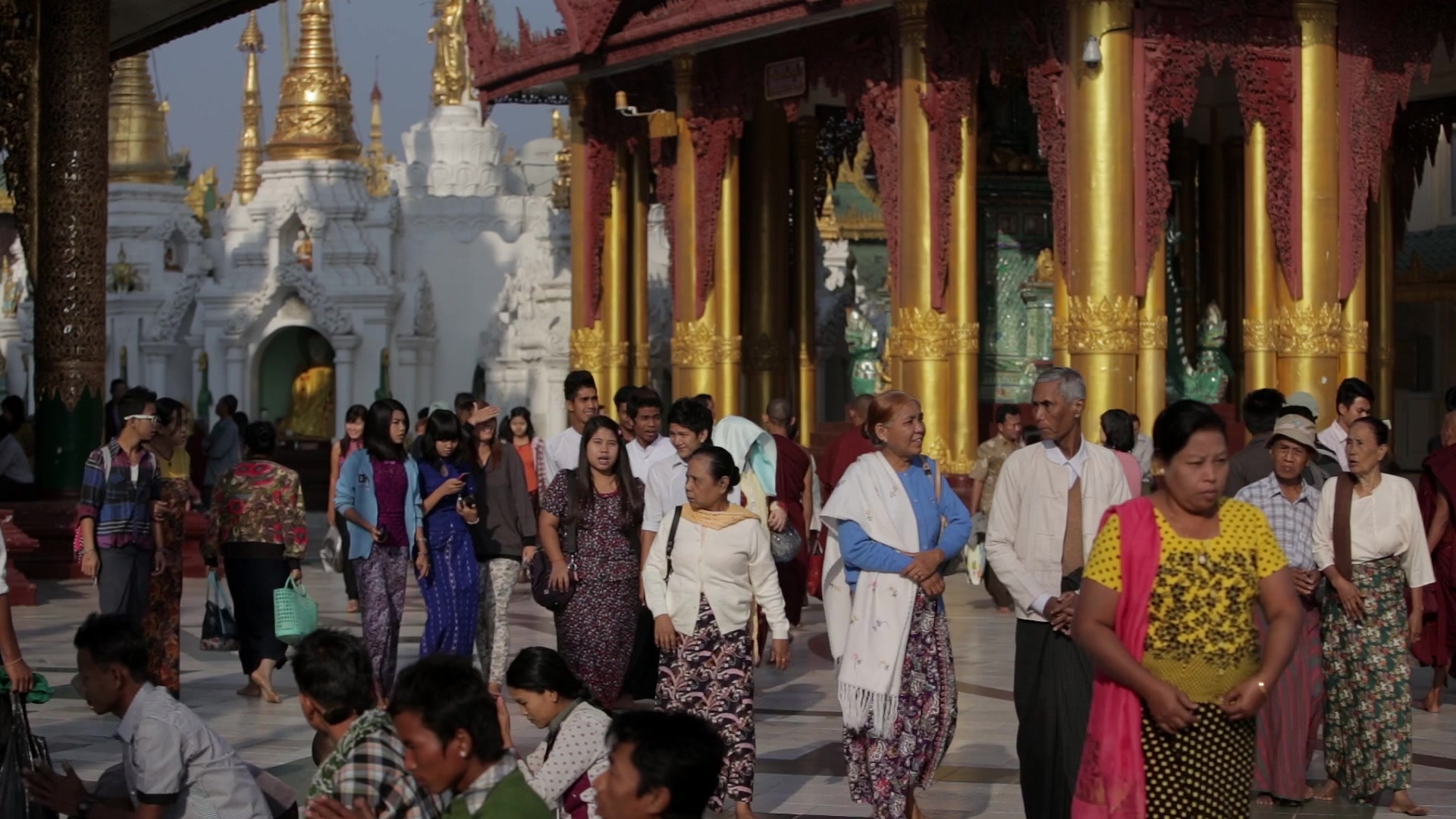 Shwedagon Pagoda in Yangon, Myanmar