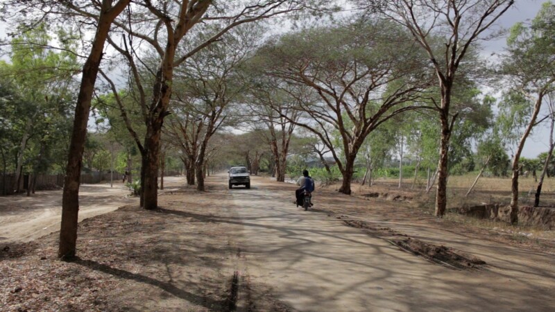 Myanmar 2014 2247218 V1 0105 — Traffic on a Dirt Road in Rural MyanmarKeywords: Rural, Myanmar, Burma, Road