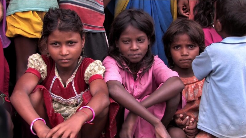 Children Displaced by Floods — Children in Nepal displaced from their homes by flooding. — Nepal, IDP, Internally Displaced