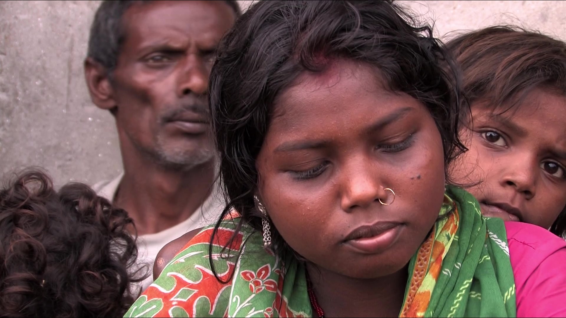 Woman in Nepal Displaced by Flooding