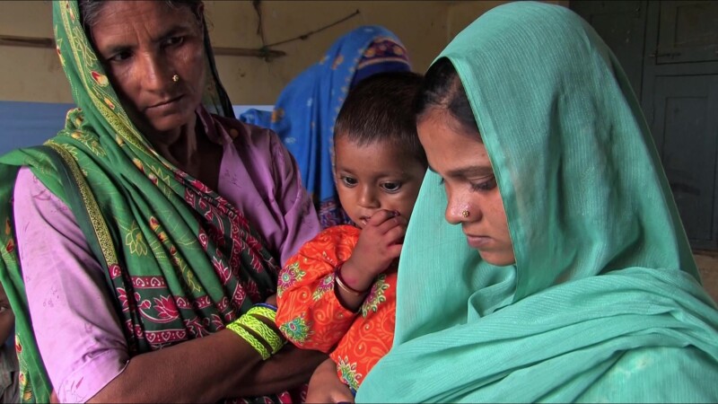 Medical Exam — People displaced by flooding see the doctor at the IDP campKeywords: Nepal, IDP, Internally Displaced
