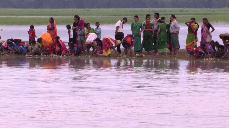 Flooding in Nepal — After a dam breaks in Southern Nepal, People are displaced from their homes and farms. — Nepal, IDP, Internally Displaced
