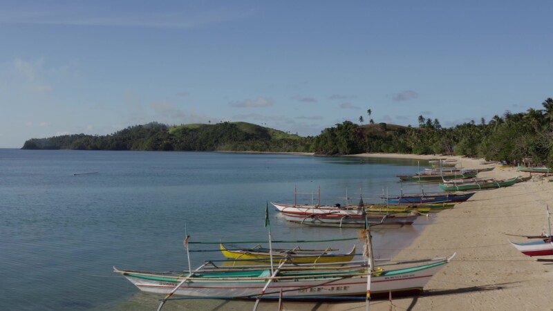 Philippines Coast — Drone, Flyover, Aerial Video, Philippines, sea