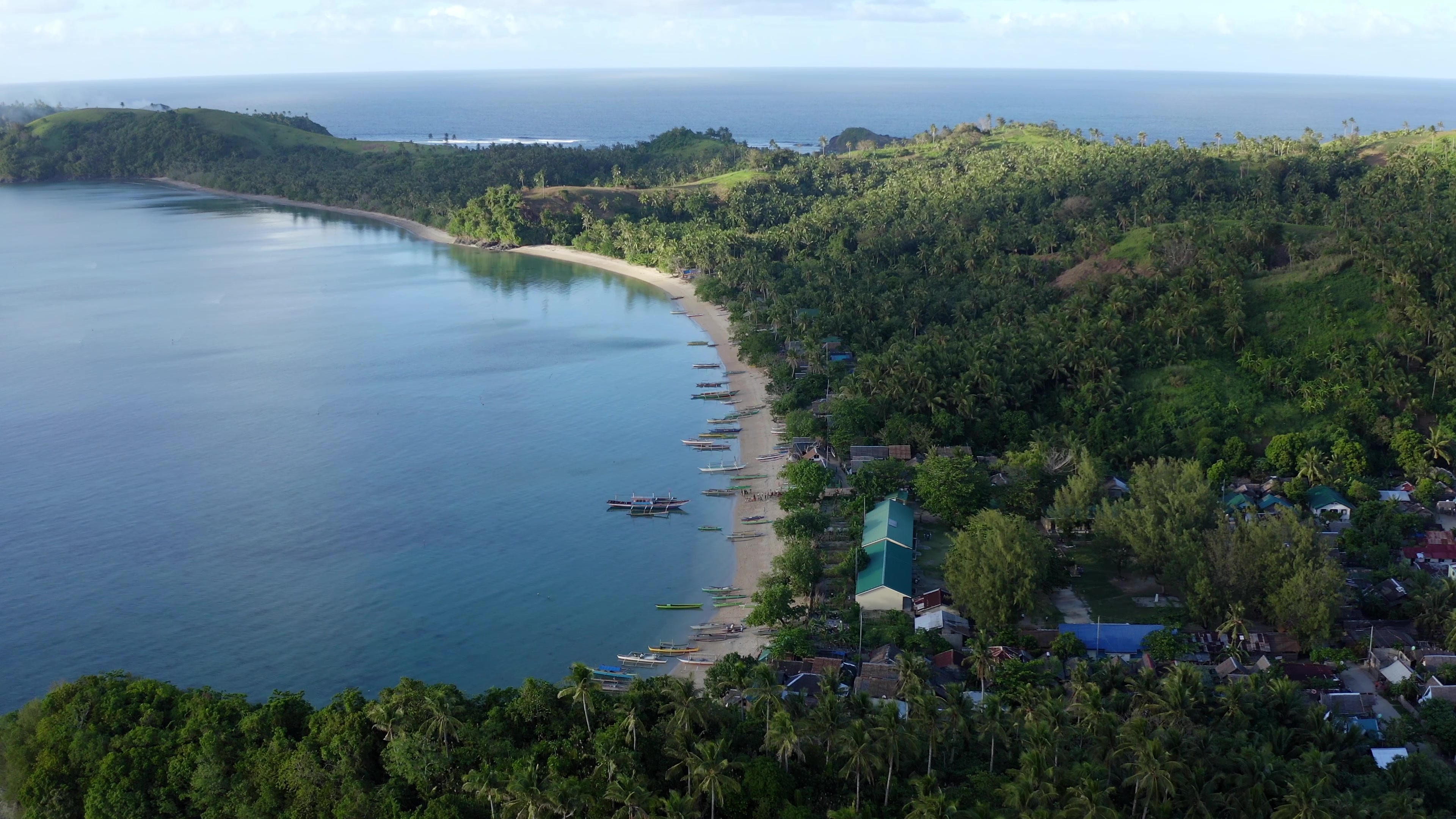Drone Flyover of Philppines Coast