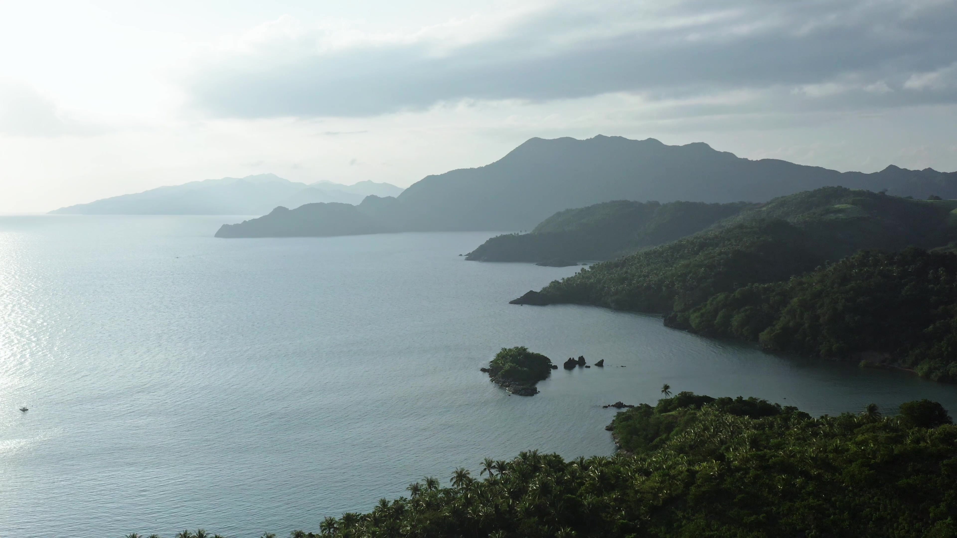 Drone Flyover of Philppines Coast