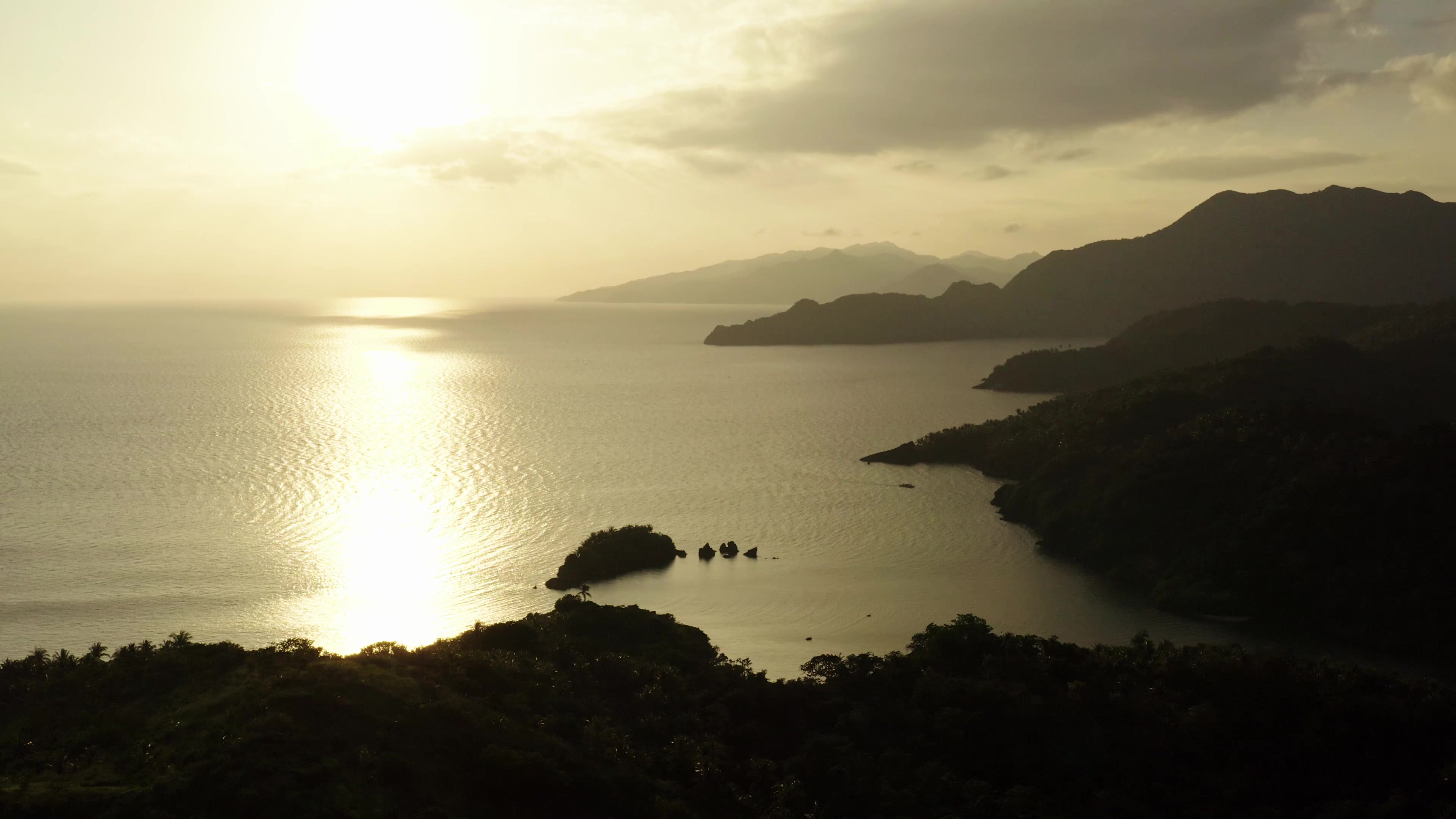 Drone Flyover of Philppines Coast