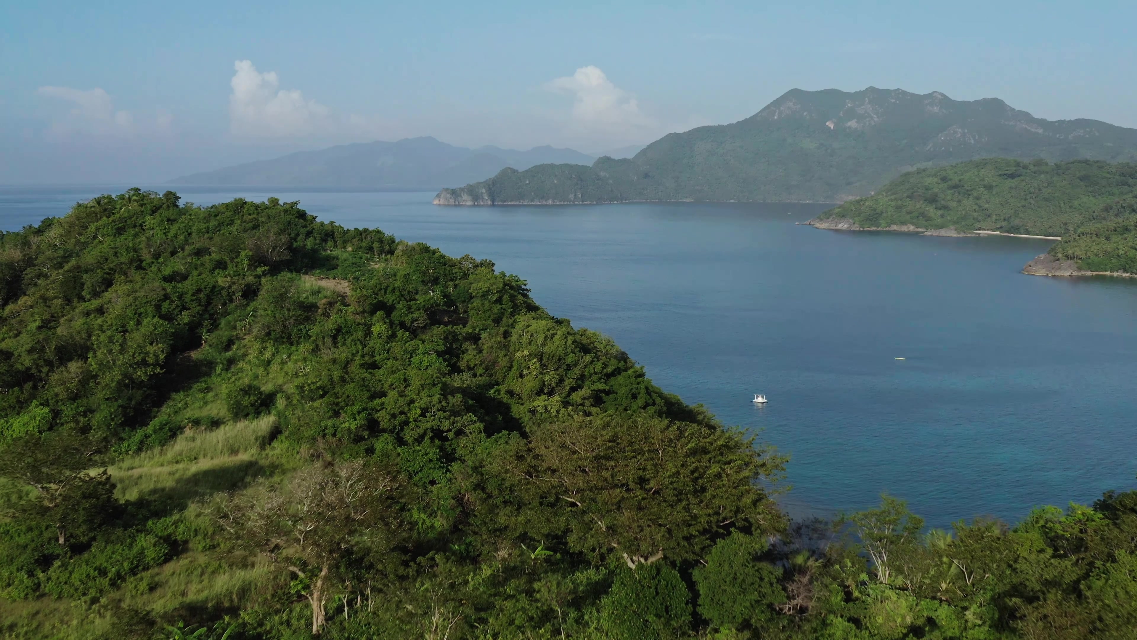 Drone Flyover of Philppines Coast