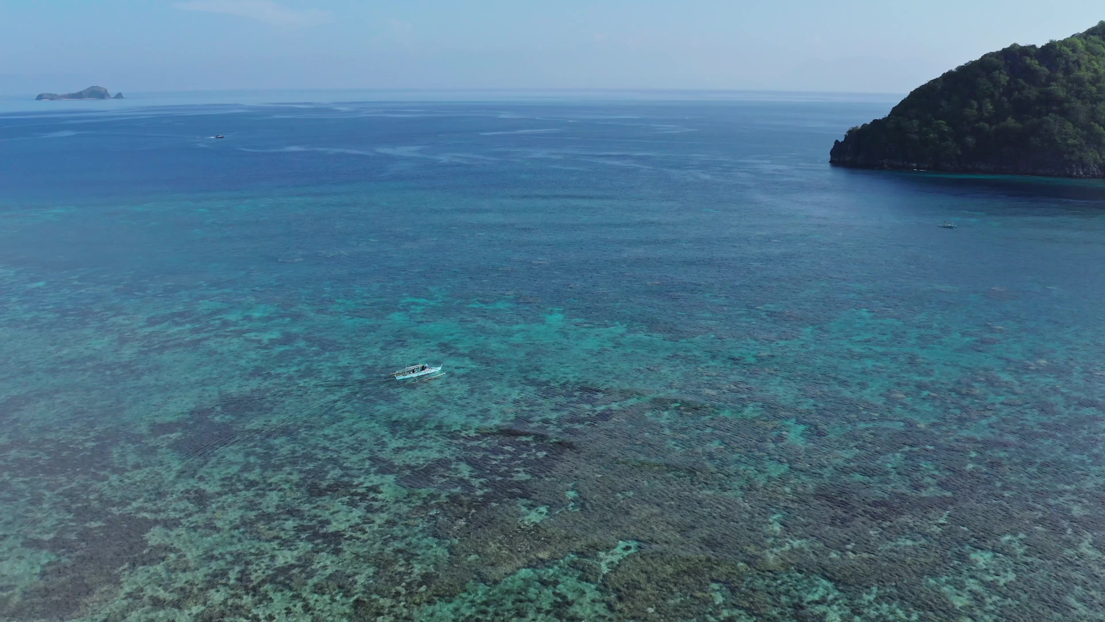 Drone Flyover of Philppines Coast