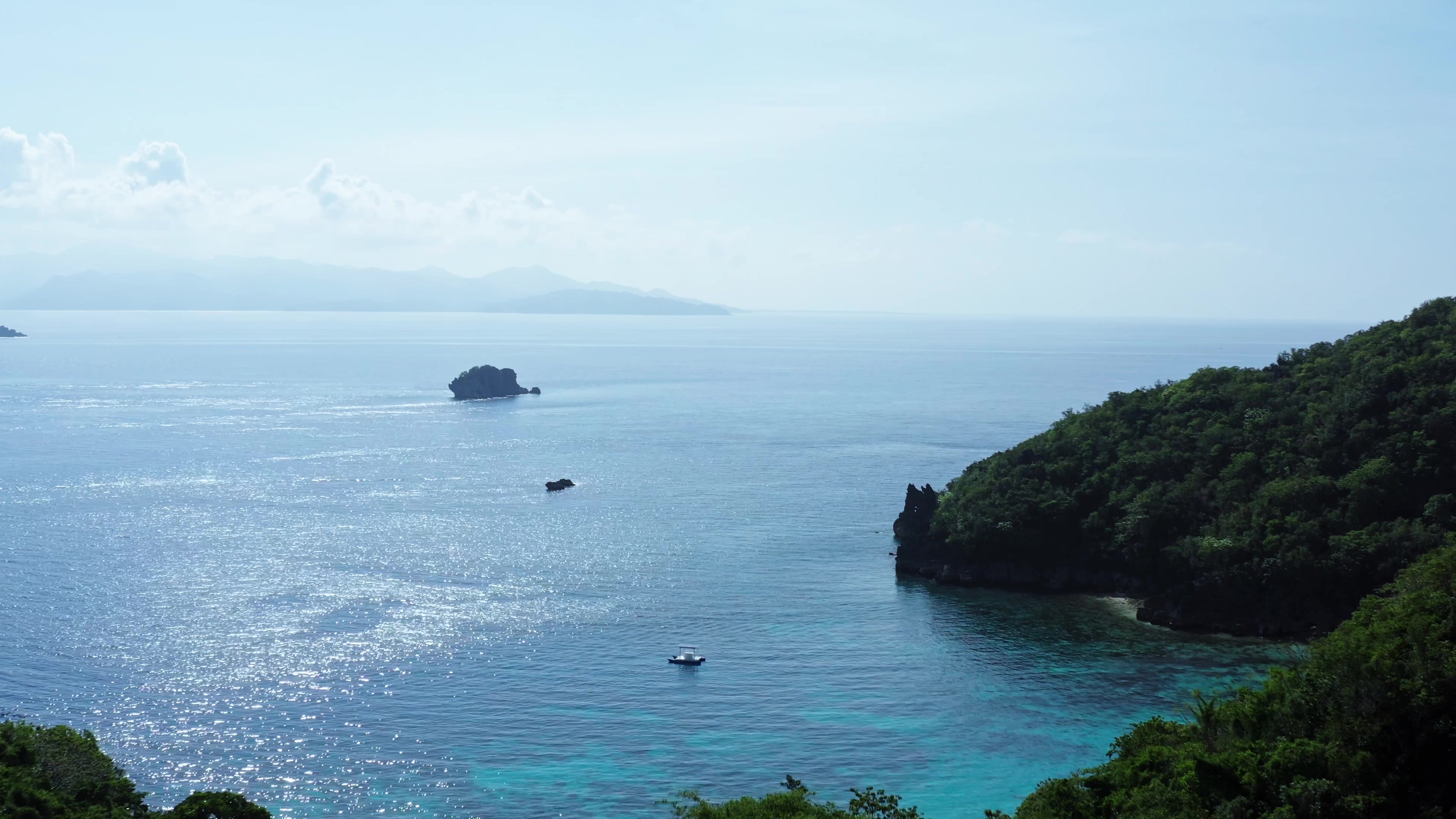 Drone Flyover of Philppines Coast