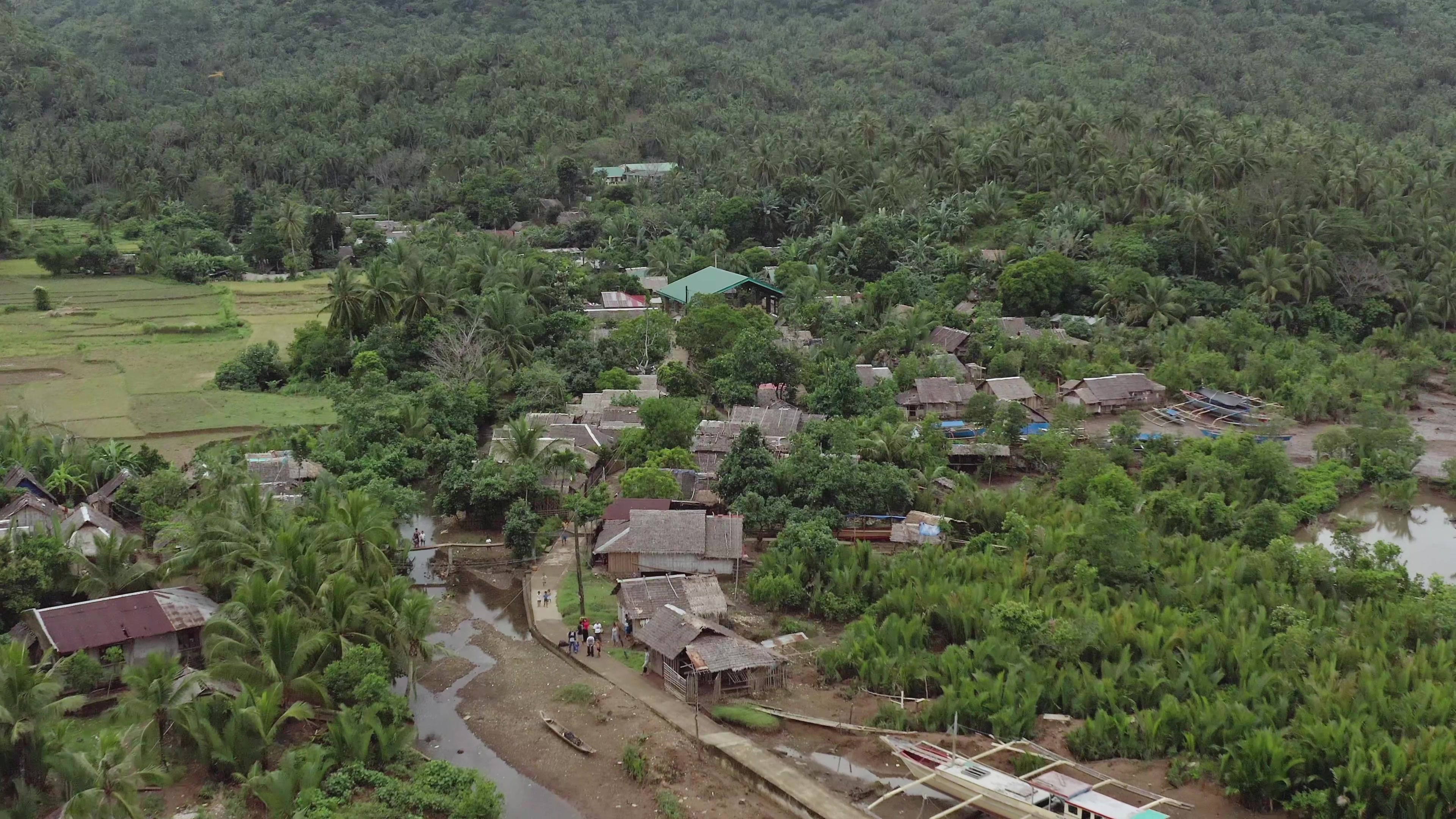Coastal Village in the Philippines