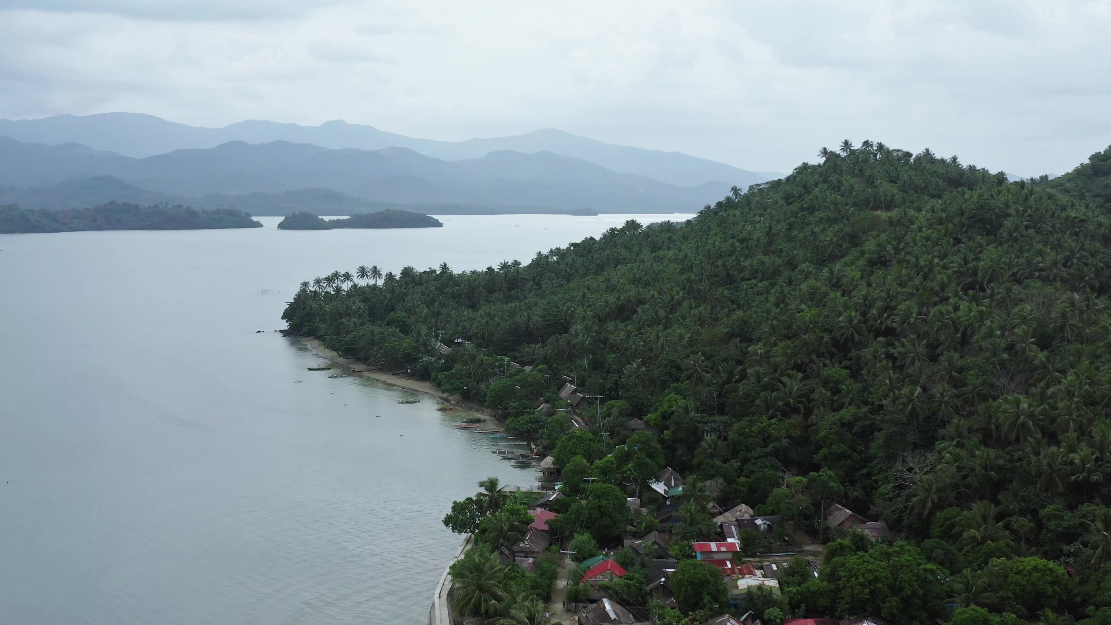Coastal Village in the Philippines