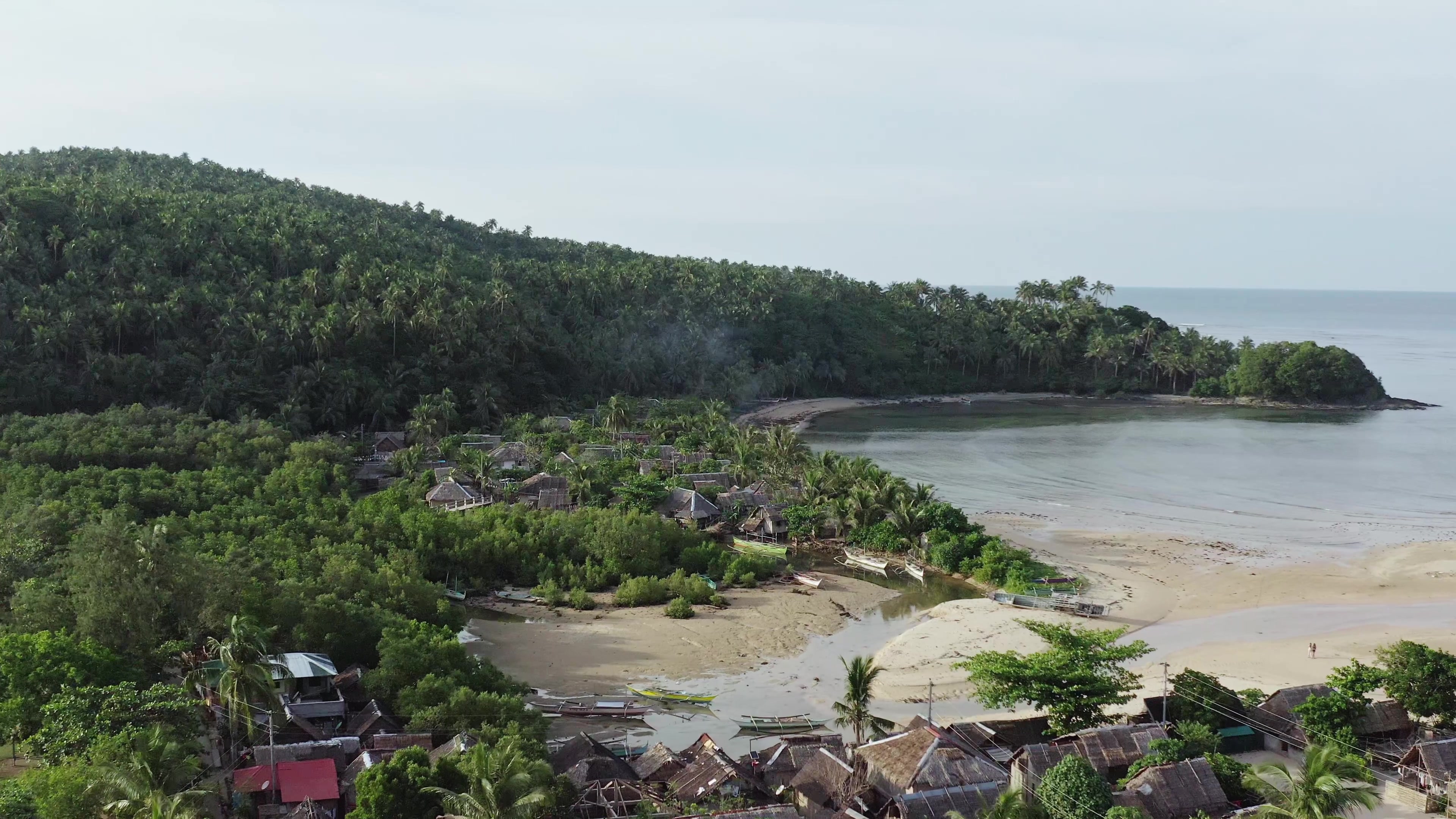 Coastal Village in the Philippines
