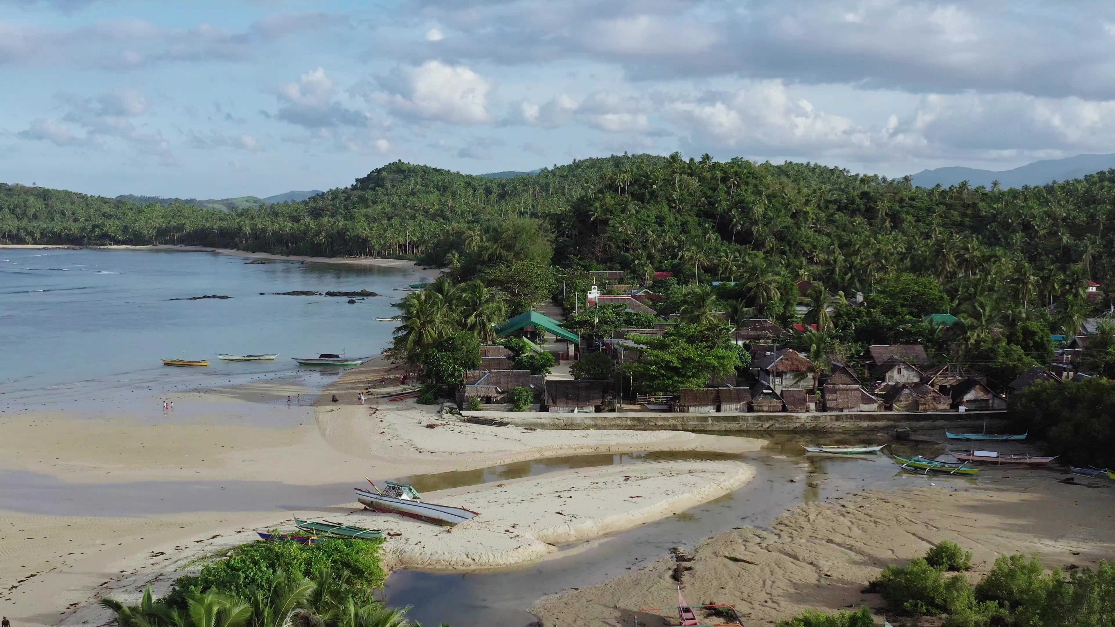 Coastal Village in the Philippines