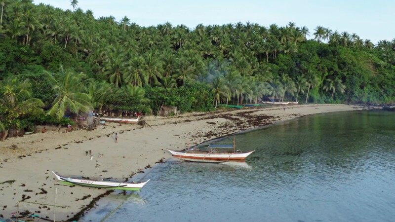 Philippines V1 0043 — Drone, Flyover, Aerial Video, Philippines, sea