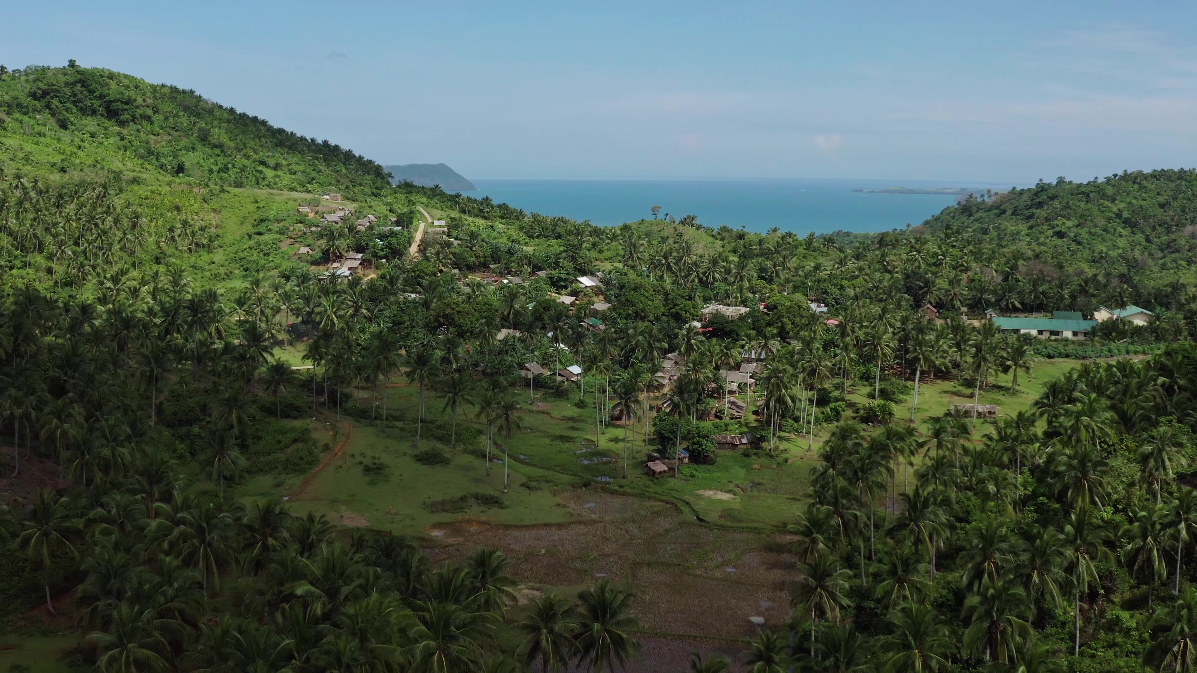 Mountain Village in the Philippines