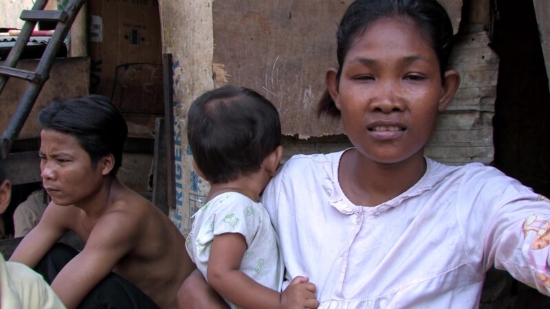 SEAsia V1 0016 — Poverty, Shantytown, slum, squatter Settlement, children