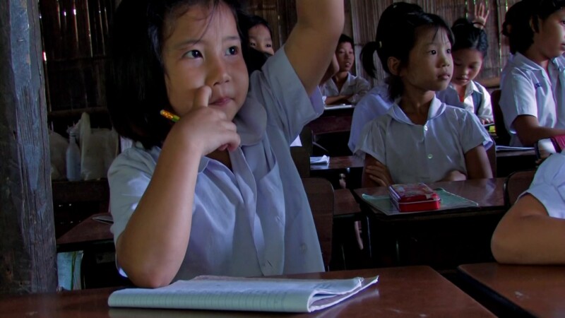 Refugee Children in School — Fleeing violence and death, Karen refugees from Myanmar, seek shelter across the border in Thailand, where their children grow u...