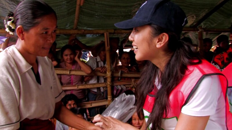 Hygiene Kit Distribution — People who have fled their homes in Myanmar because of violence, receive basic hygiene supplies from ADRA as they settle in to lif...