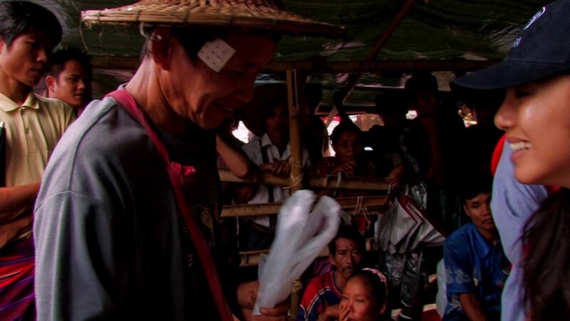Hygiene Kit Distribution — People who have fled their homes in Myanmar because of violence, receive basic hygiene supplies from ADRA as they settle in to lif...
