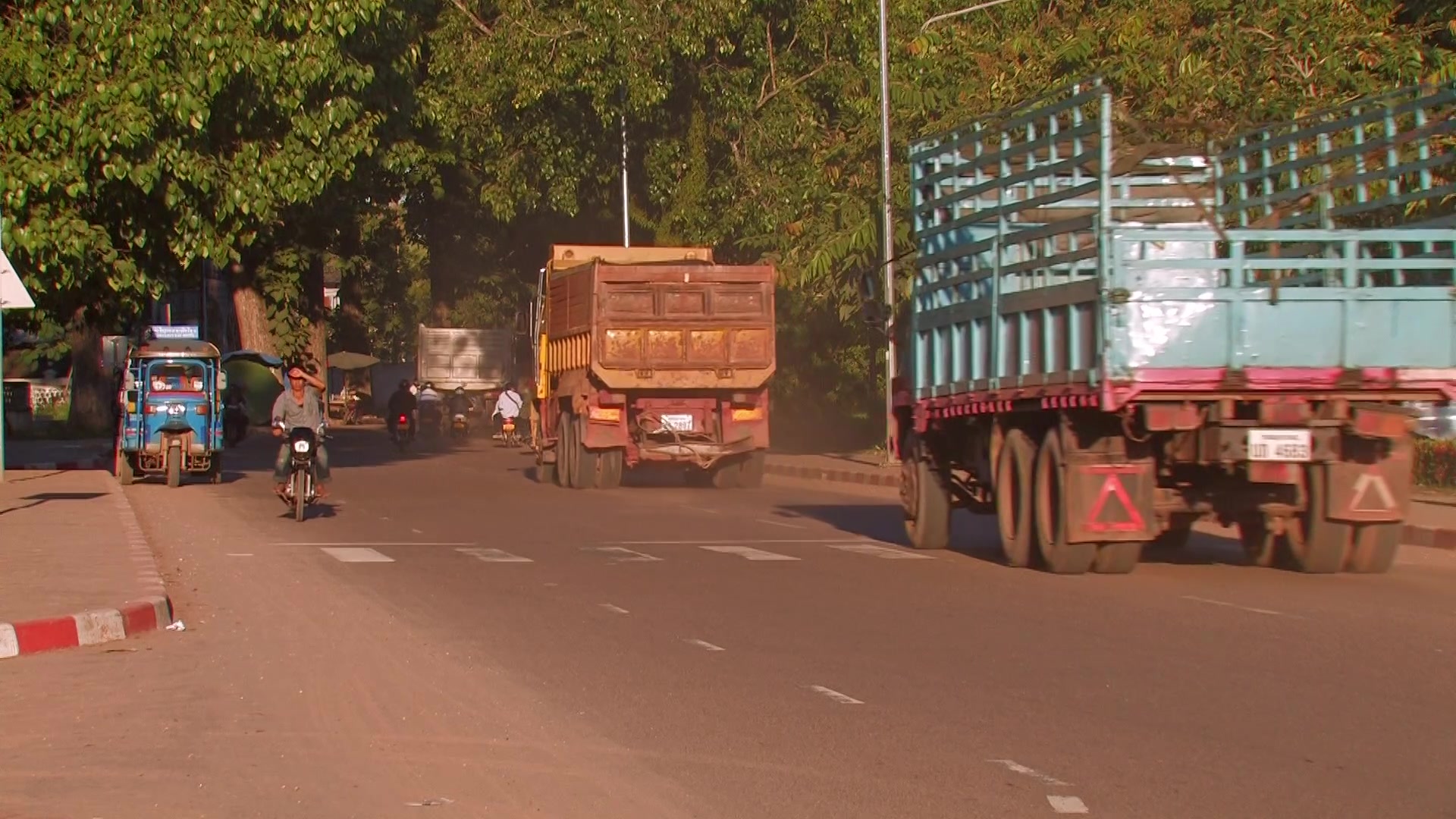 Street Scene in Vientiane