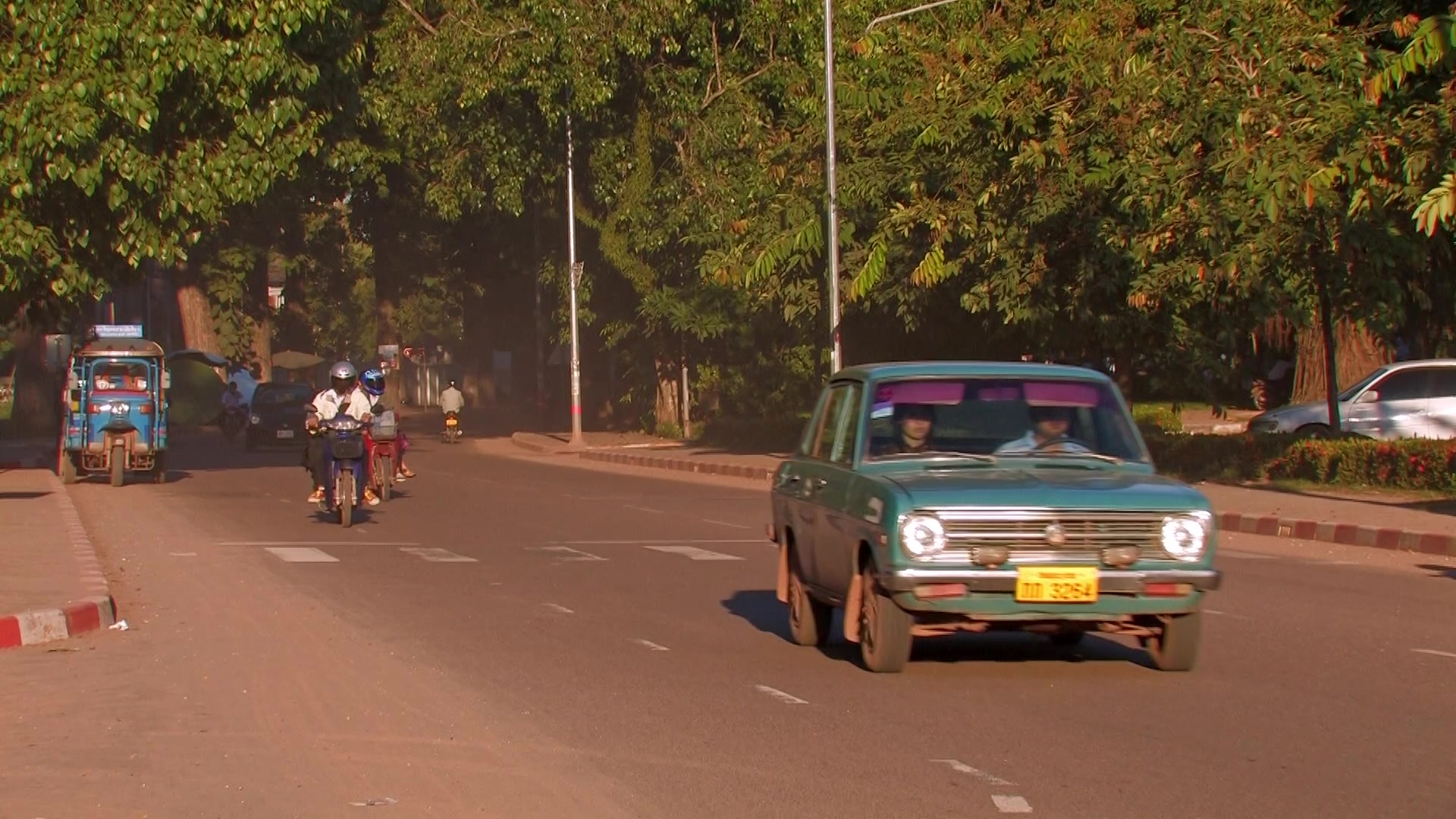 Street Scene in Vientiane