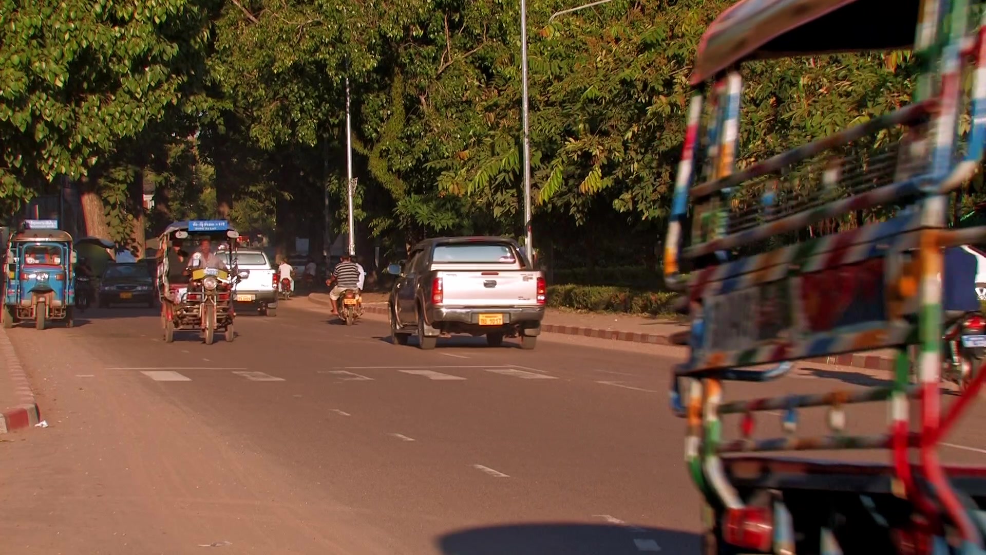 Street Scene in Vientiane