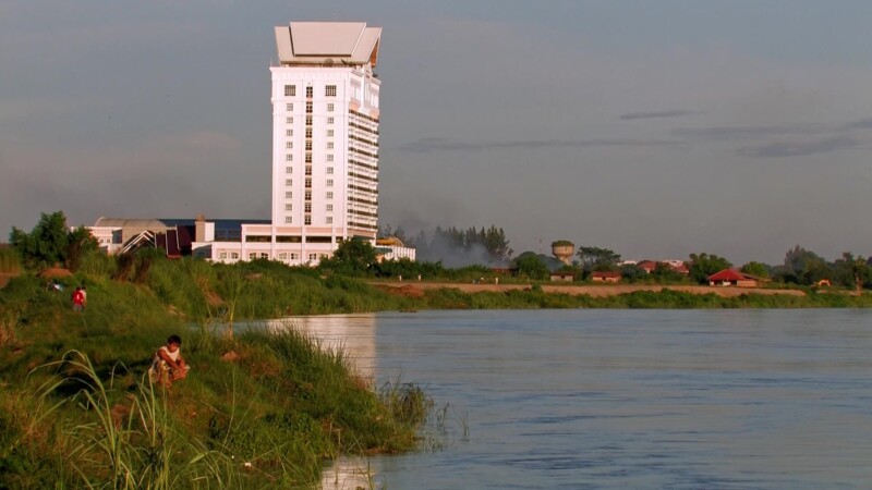 Mighty Mekong River in Laos