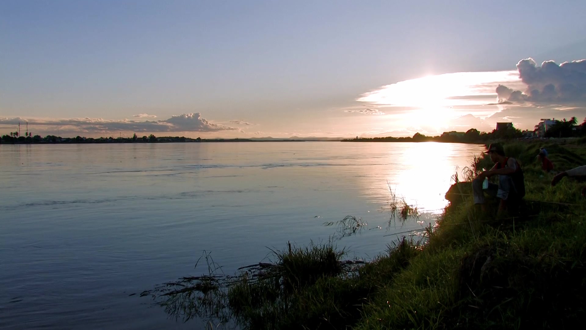 Mighty Mekong River in Laos