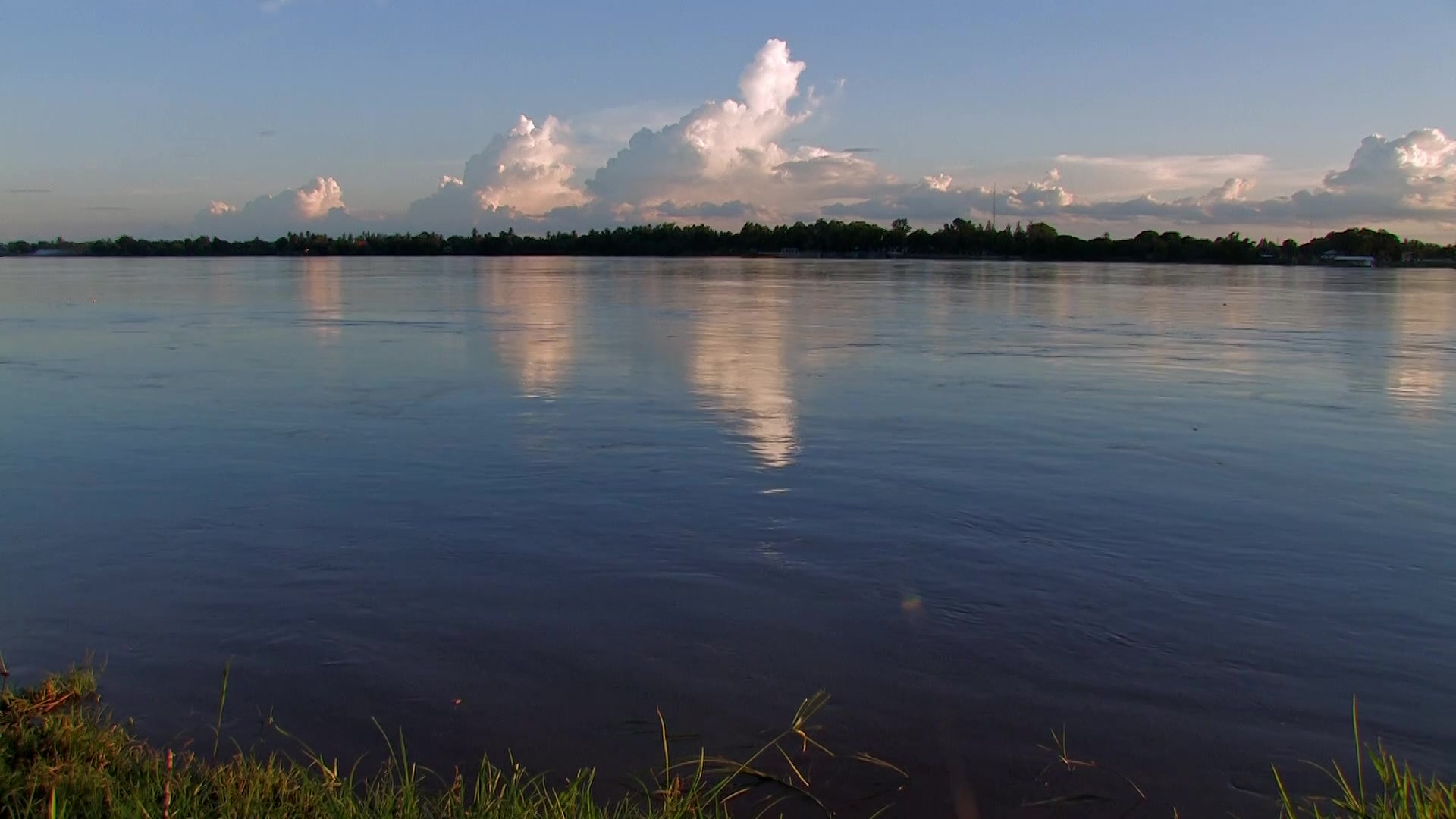 Mighty Mekong River in Laos