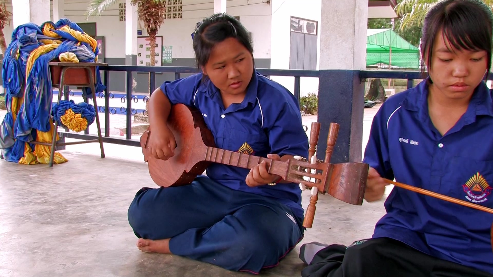 Girls In Thailand Play Music