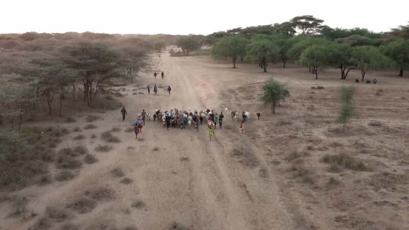 Drone Over Rural South Sudan — Kapoeta, Eastern Equatorial Guinea State, South Sudan, Africa, Rural