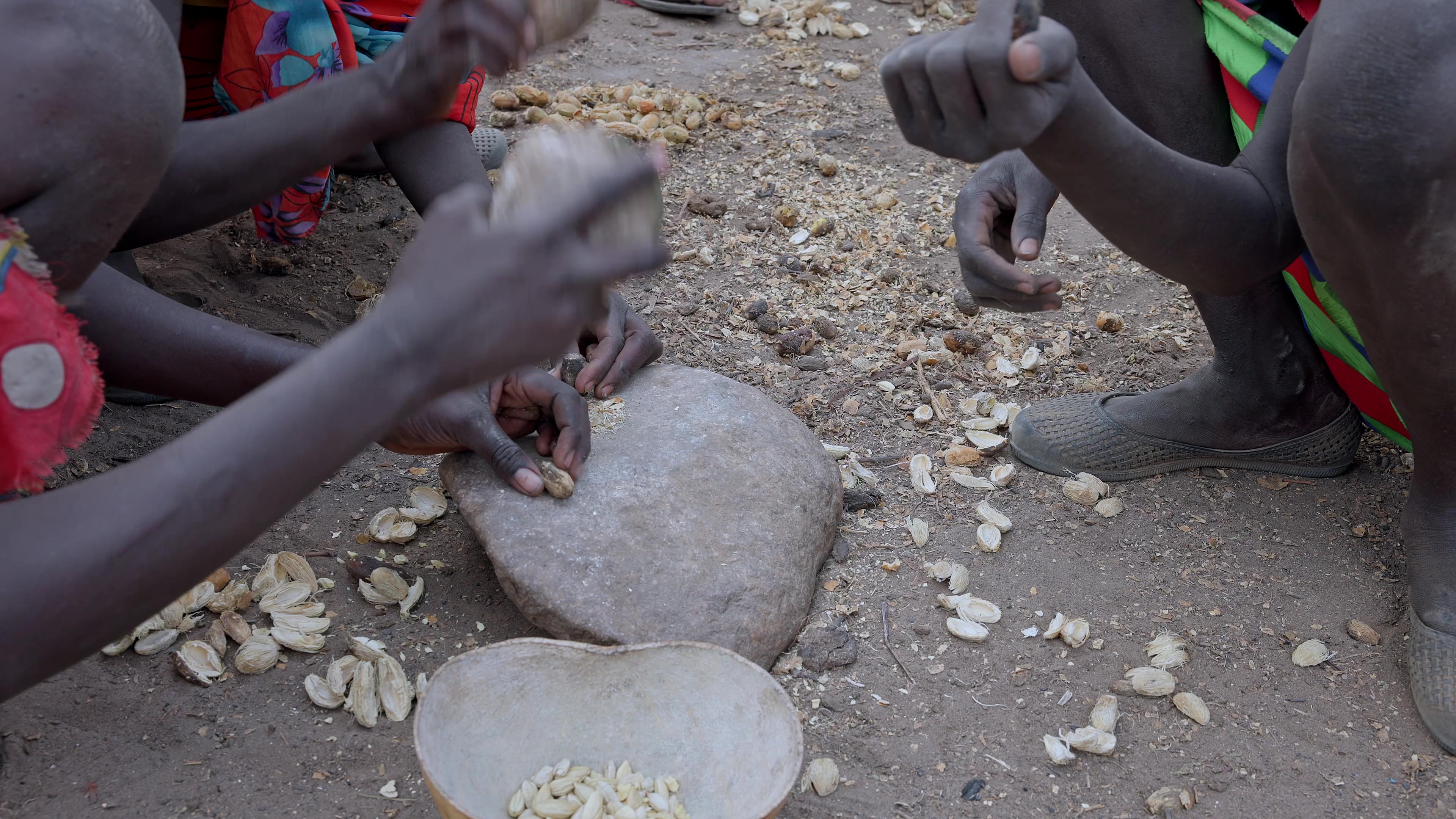 Shelling Fruit