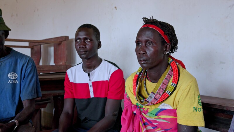 Sensitization Meetings with Parents — Parents attend sensitizations meeting conducted by ADRA where they learn about the dangers of giving their young girls ...