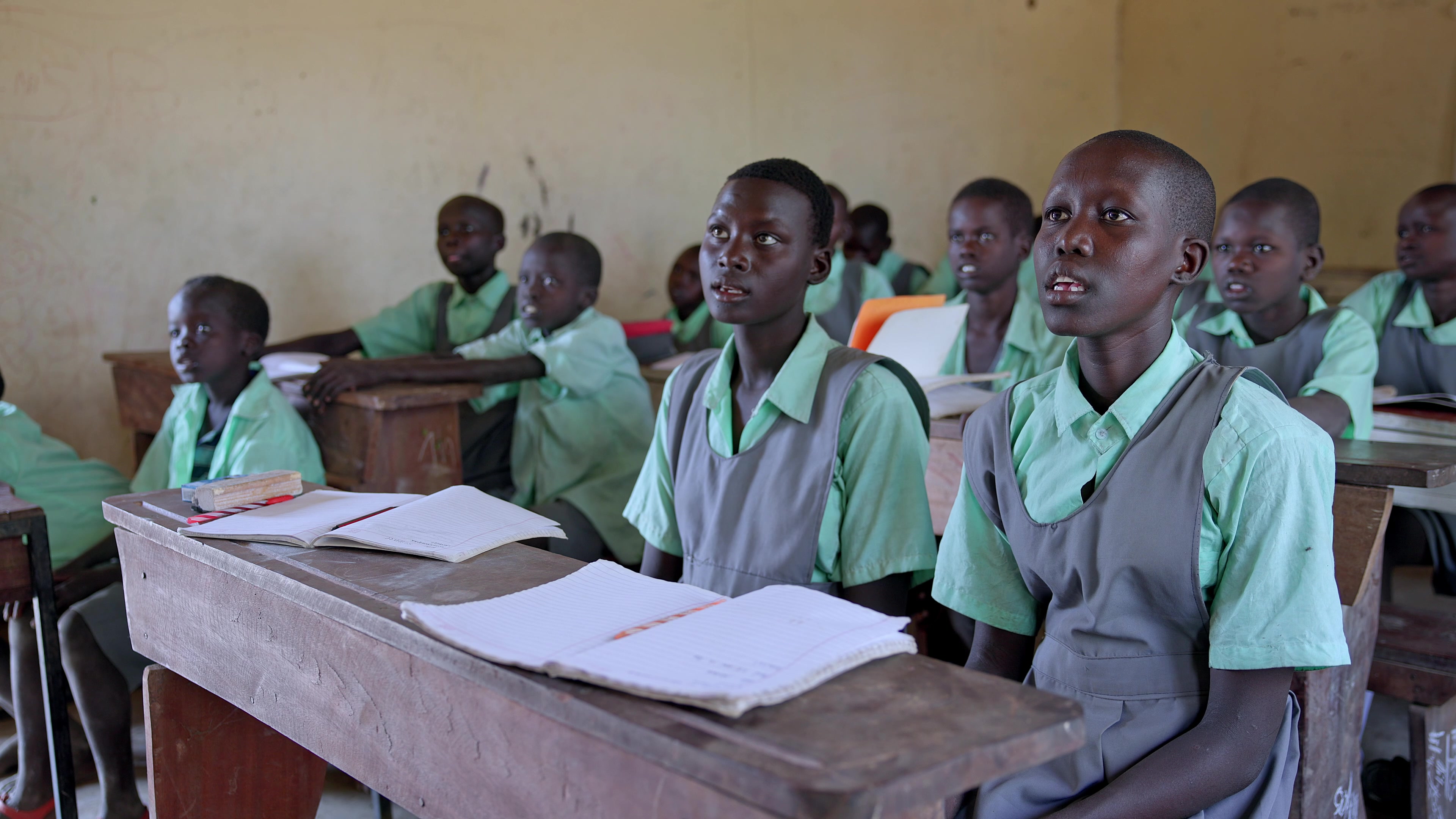 Girls in School in Africa