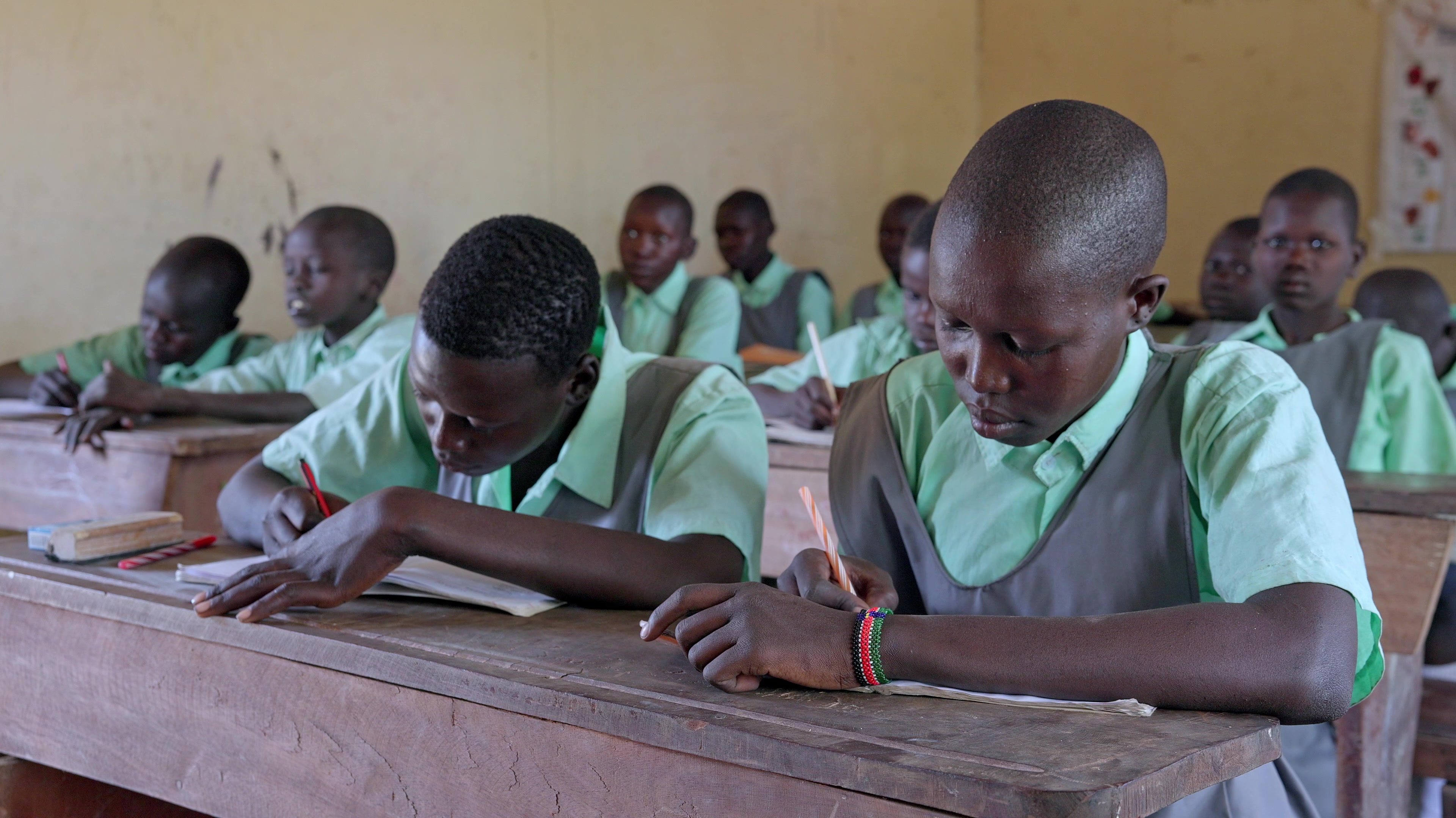 Girls in School in Africa