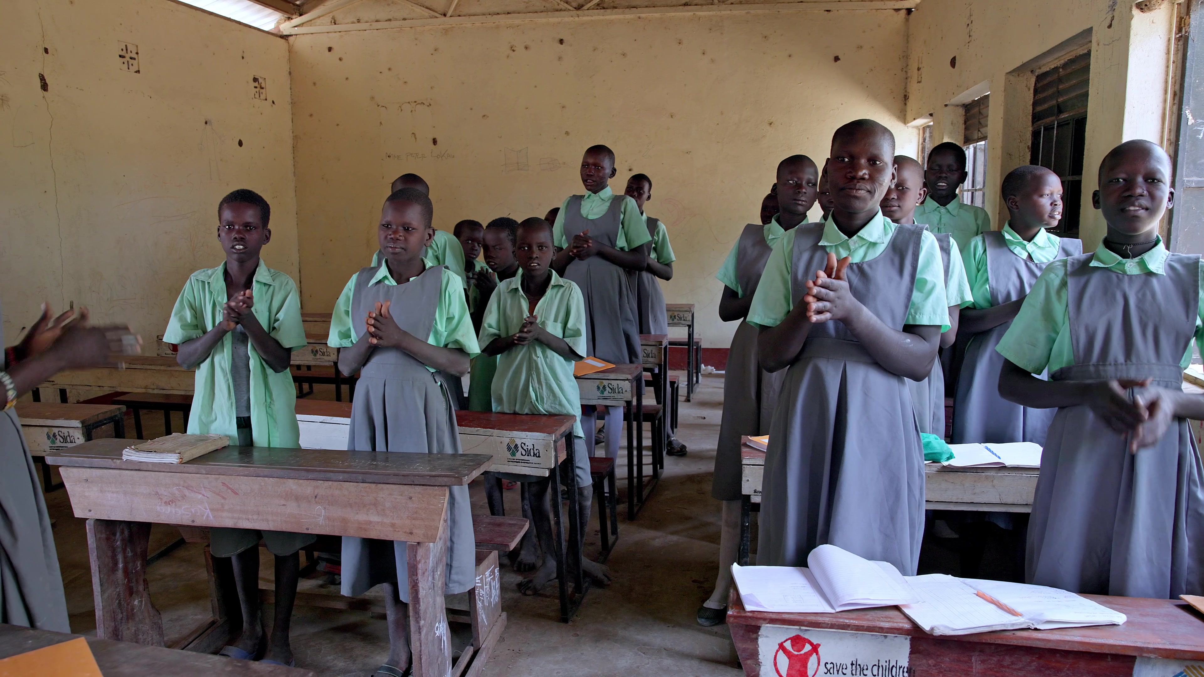 Singing In School in Africa