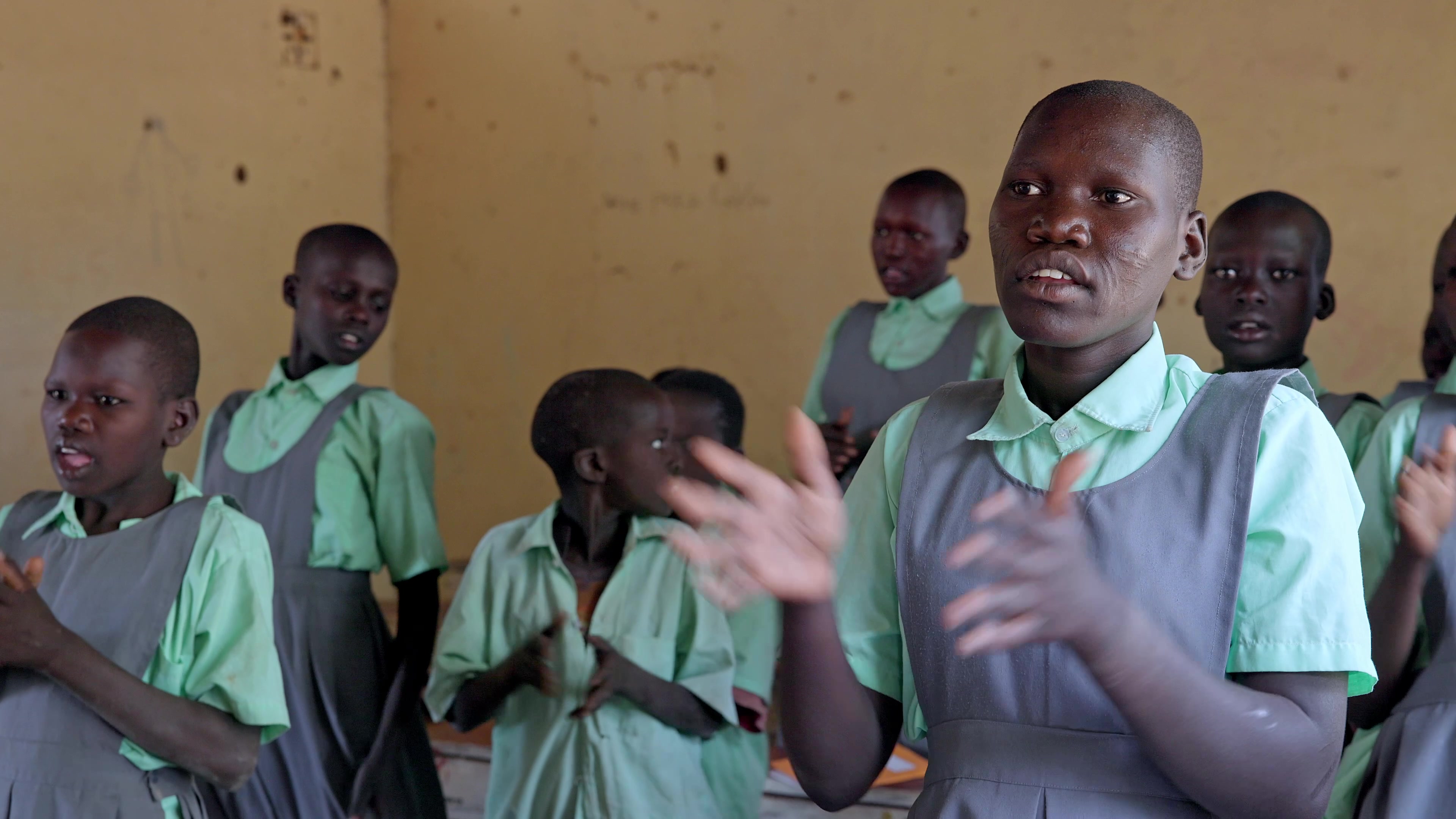 Singing In School in Africa