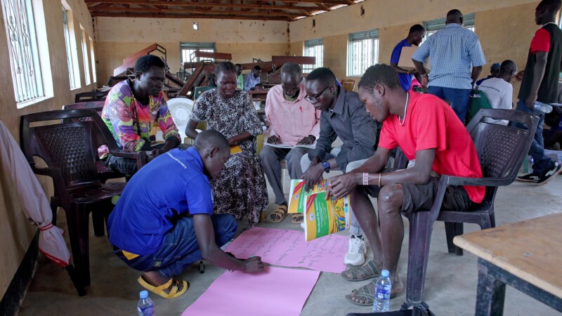 Teacher Training — Teachers in South Sudan attend classes to learn new teaching techniques. — Africa, South Sudan, Rural, Remote, Pastoralists