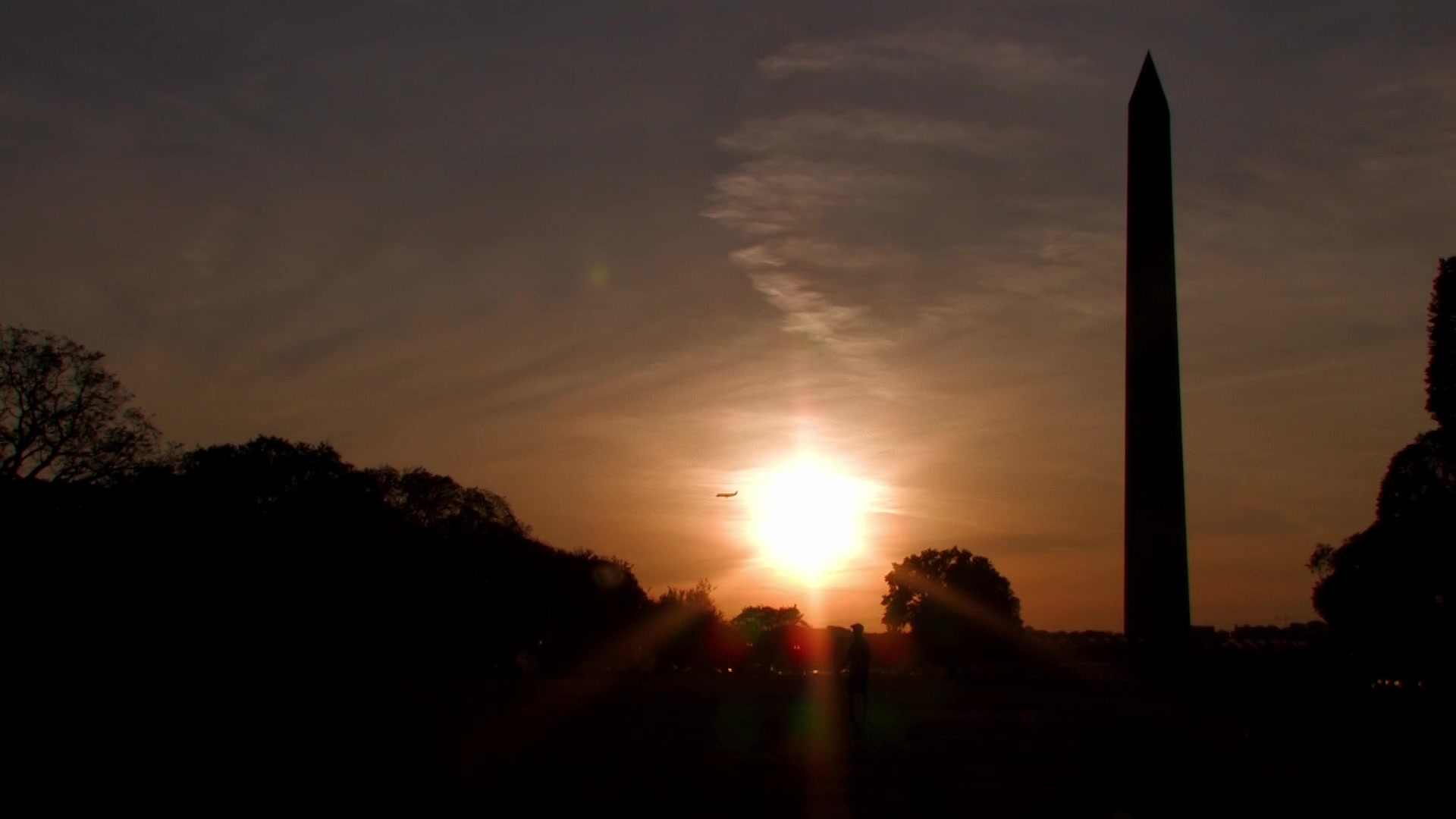 Washington Monument at Sunset