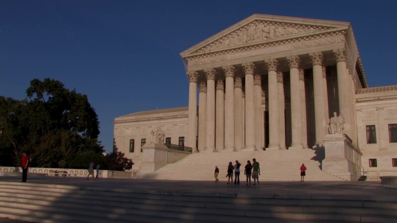 Supreme Court in Washington, DC — Stock Footage, USA, United States, Washington, Capital