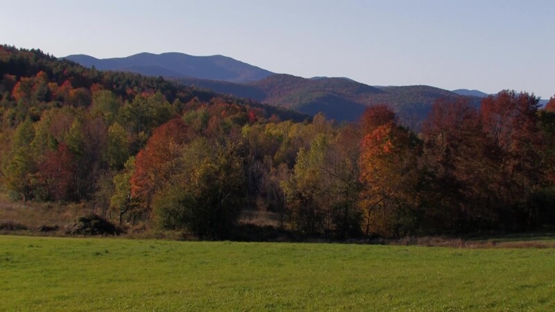 Vermont in the Fall — Fields and farms of VermontKeywords: Stock Footage, USA, United States, Vermont, New England