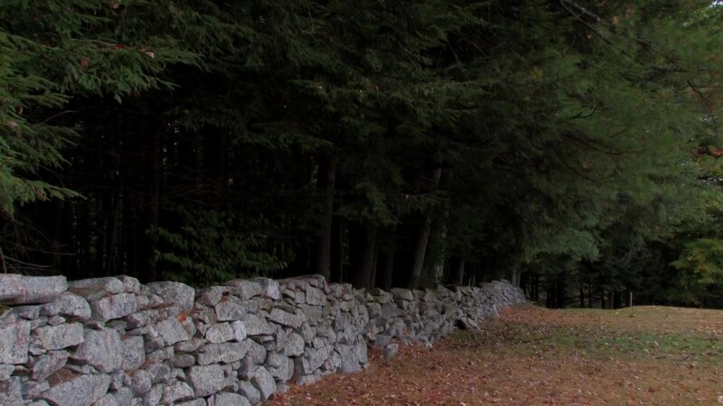 Vermont in the Fall — Stone Fence in VermontKeywords: Stock Footage, USA, United States, Vermont, New England