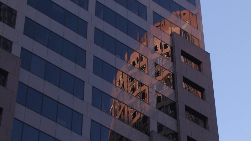 Boston Downtown — Buildings of business and commerece in Downtown BostonKeywords: Stock Footage, USA, United States, New England, Boston, MA, Massachusetts