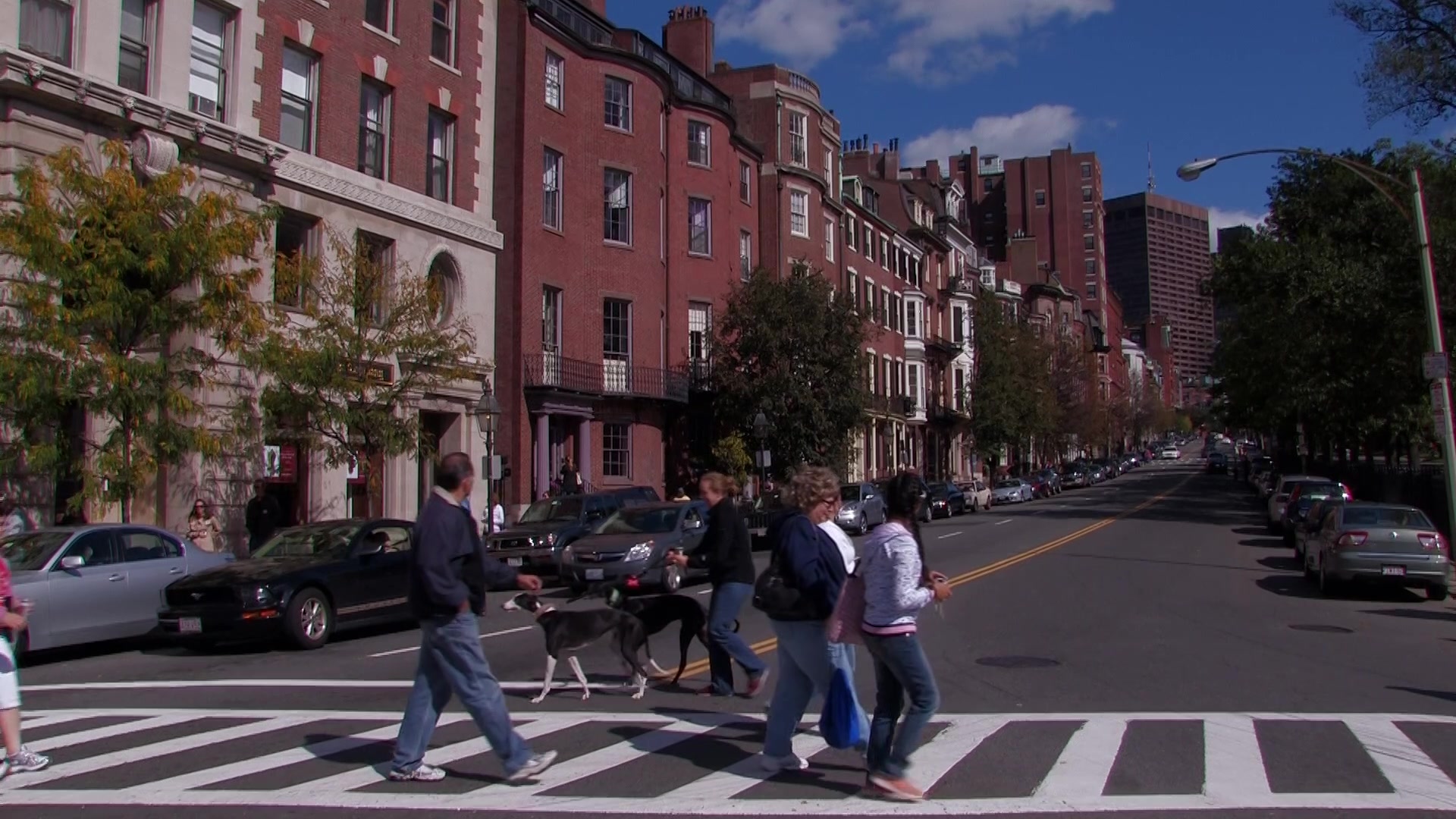 Boston Street Scene